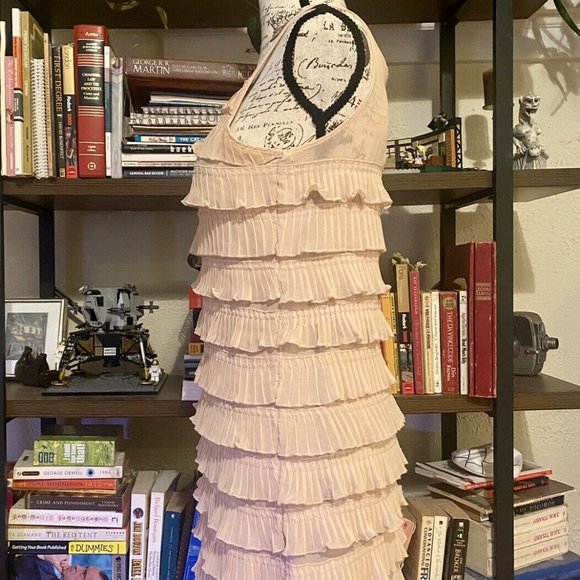 Retro Blush-Colored H&M 1920s Flapper-Style Dress - Picture 6 of 6